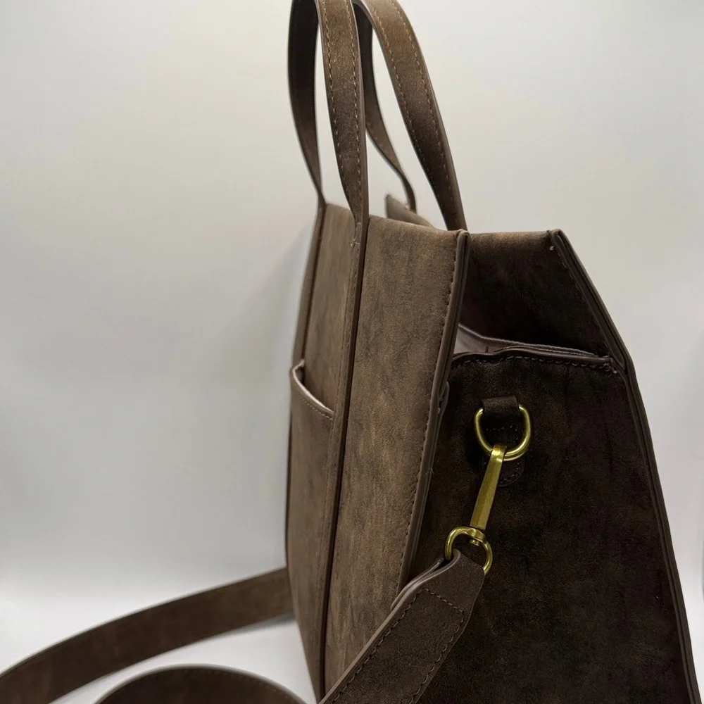 Style & Co. Studded Brown Tote Bag